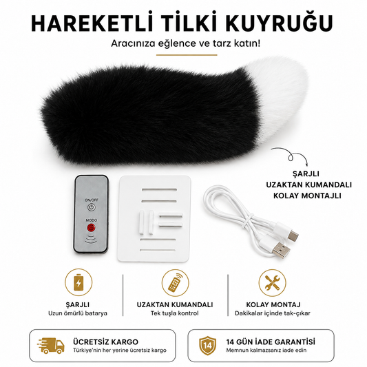 RexMoto™ Hareketli Tilki Kuyruğu