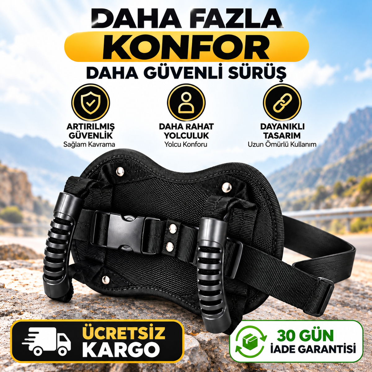 RexMoto™ Artçı Emniyet Kemeri
