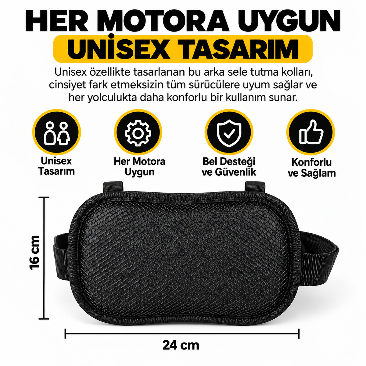 RexMoto™ Artçı Emniyet Kemeri